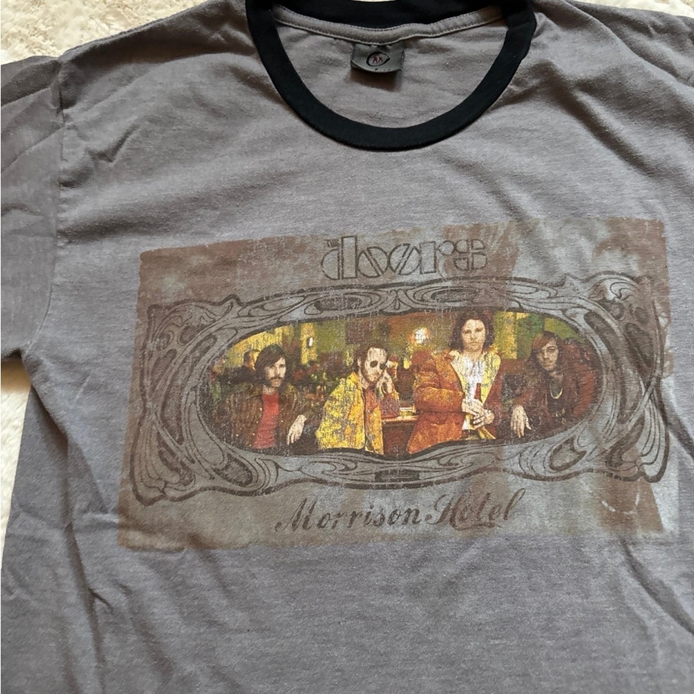 RARE Vintage The Doors Morrison Hotel Ringer Tee